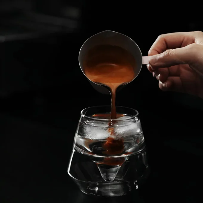 MHW-3BOMBER Double Spout Espresso Measuring Cup