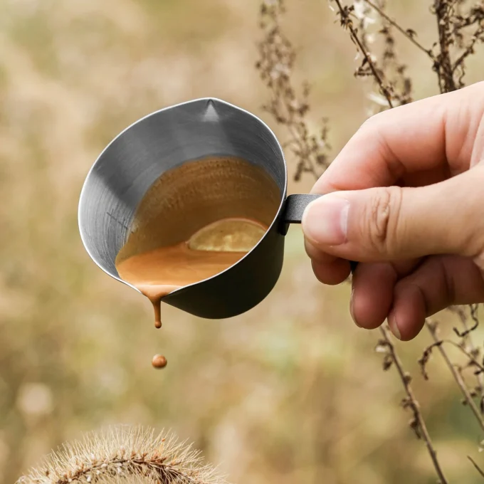 MHW-3BOMBER Double Spout Espresso Measuring Cup