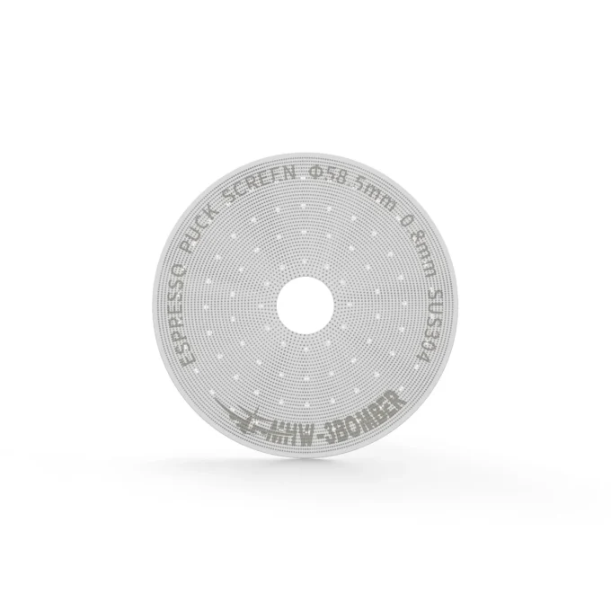 MHW-3BOMBER Espresso Puck Screen With Round Hole