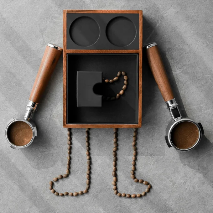 MHW-3BOMBER Espresso Tamping Station & Portafilter Holder