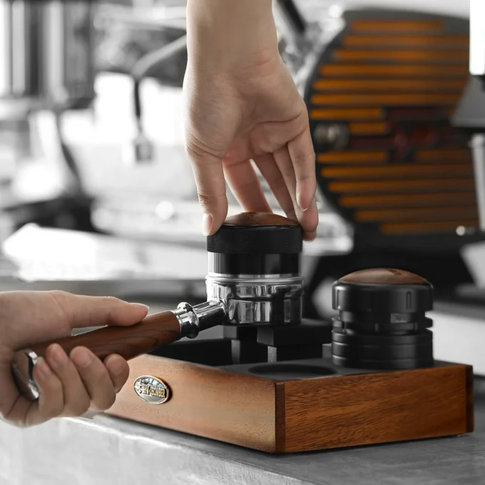 MHW-3BOMBER Espresso Tamping Station & Portafilter Holder