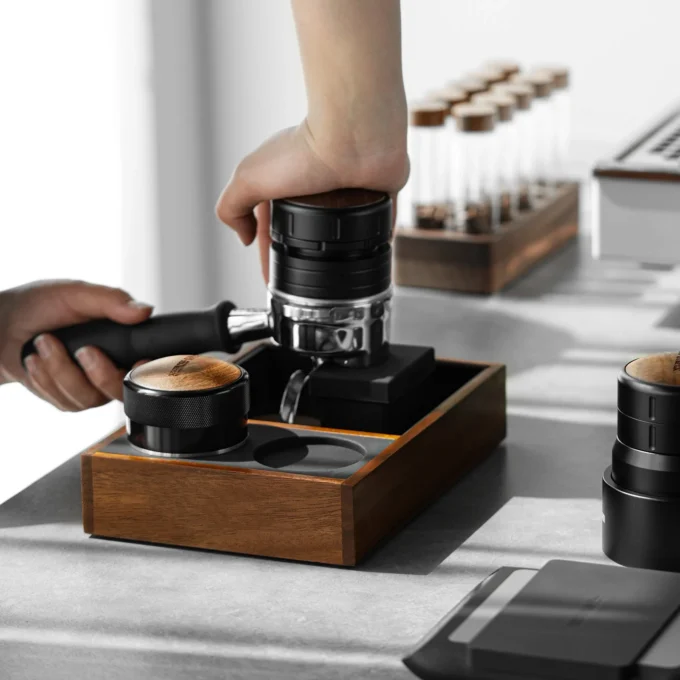 MHW-3BOMBER Espresso Tamping Station & Portafilter Holder