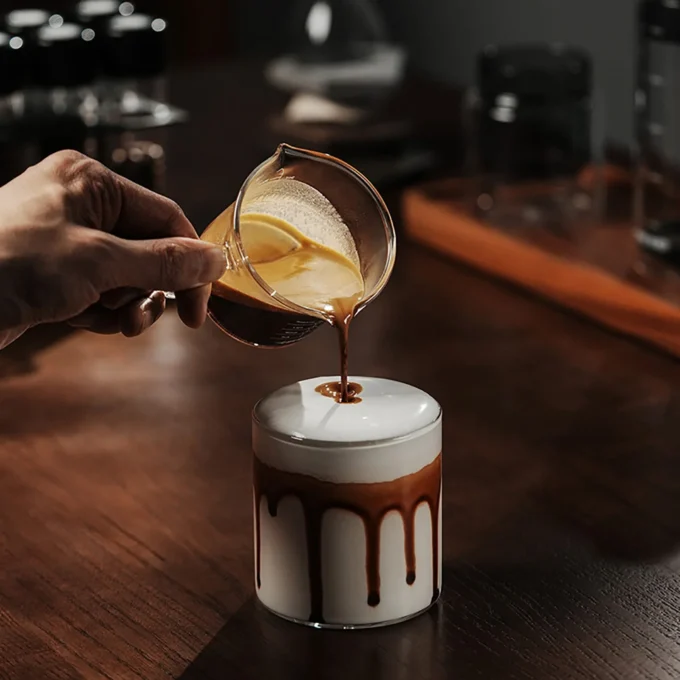 MHW-3BOMBER Glass Measuring Cup 120ml (Single/Double Spout)