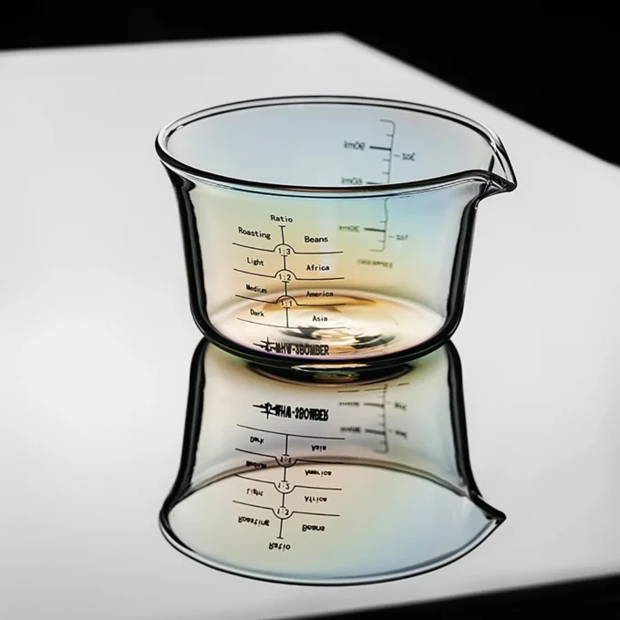 MHW-3BOMBER Glass Measuring Cup 120ml (Single/Double Spout)
