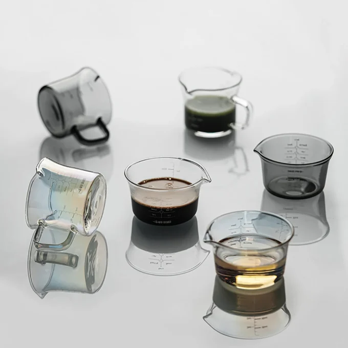 MHW-3BOMBER Glass Measuring Cup 120ml (Single/Double Spout)