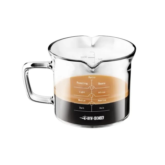 MHW-3BOMBER Glass Measuring Cup 120ml (Single/Double Spout)