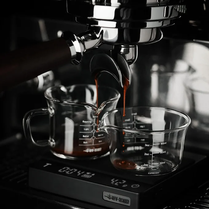 MHW-3BOMBER Glass Measuring Cup 120ml (Single/Double Spout)