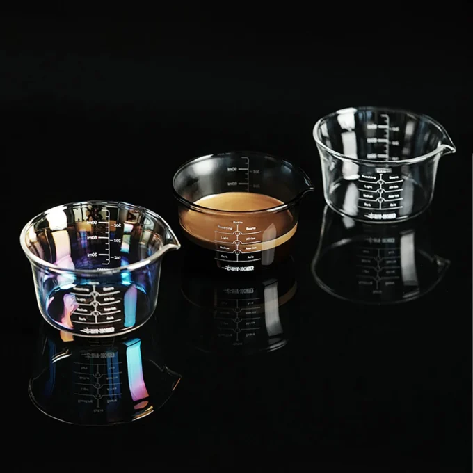 MHW-3BOMBER Glass Measuring Cup 120ml (Single/Double Spout)