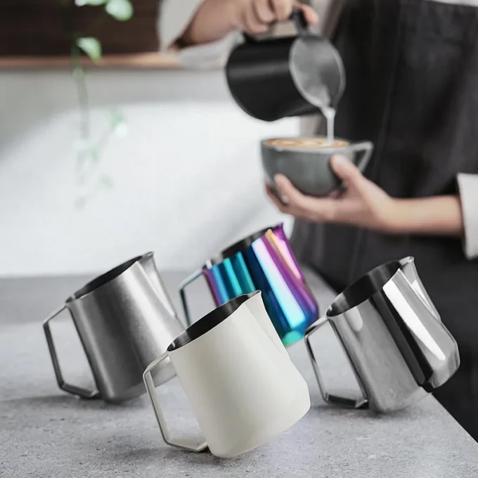 MHW-3BOMBER GT Milk Pitcher Glossy Grey (400/500/600ml)