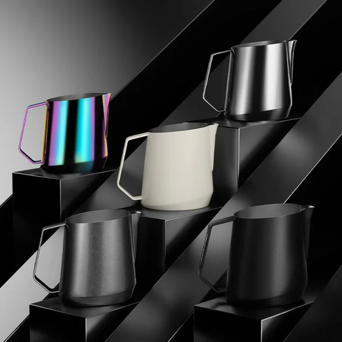 MHW-3BOMBER GT Milk Pitcher Glossy Grey (400/500/600ml)