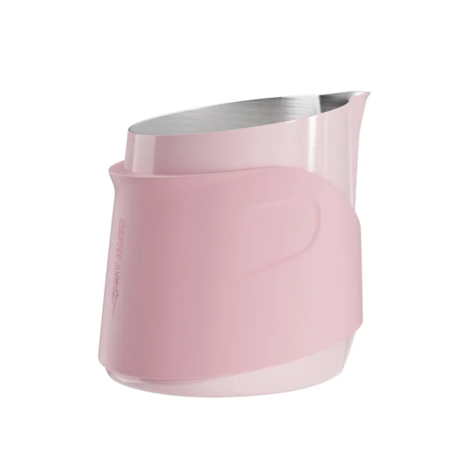 MHW-3BOMBER GT Handle-less Milk Pitcher (Black/Pink)