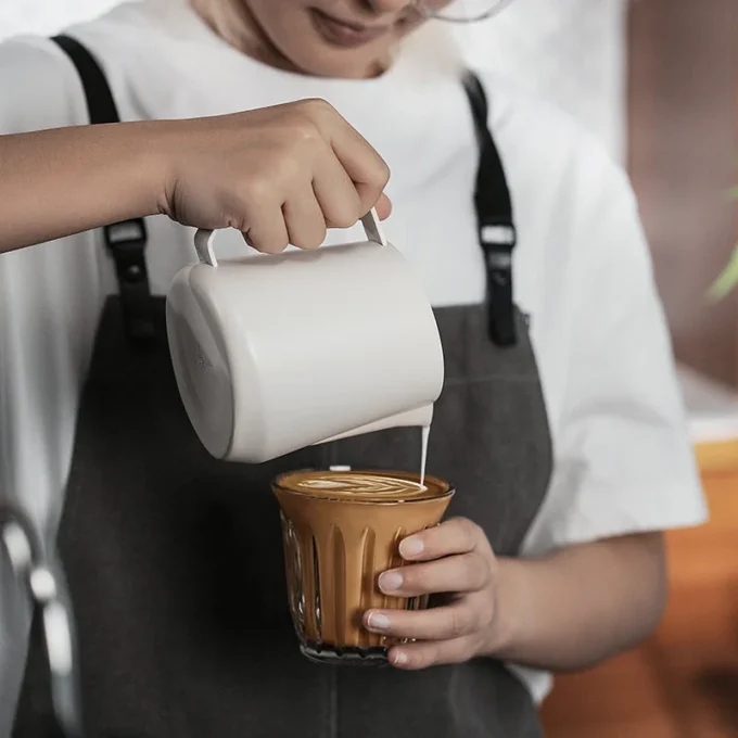 MHW-3BOMBER GT Milk Pitcher Matte White (400/500/600ml)