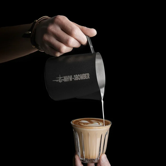 MHW-3BOMBER Latte Art Pitcher 5.0 Matte Black (400/500/600ml)