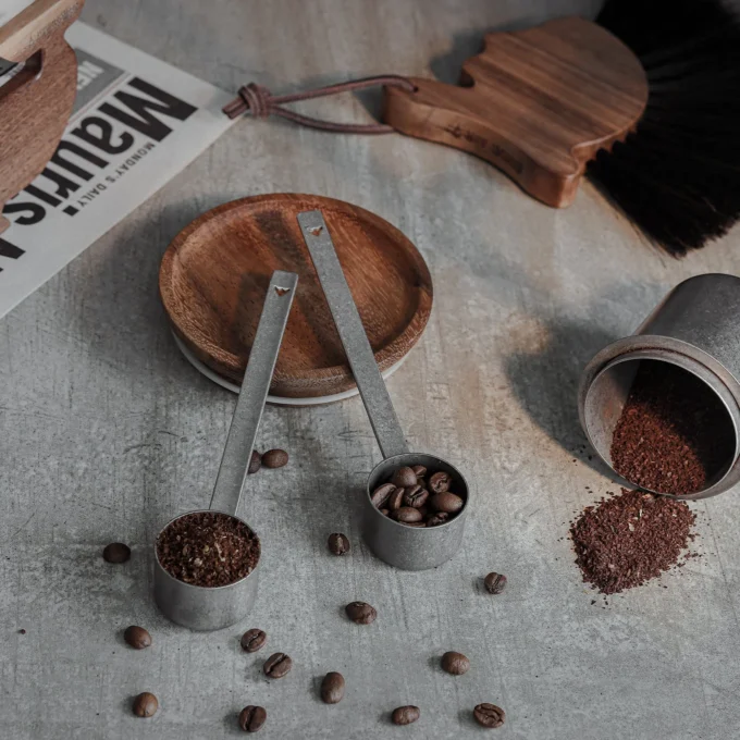 MHW-3BOMBER Long Stainless Steel Coffee Measuring Spoon