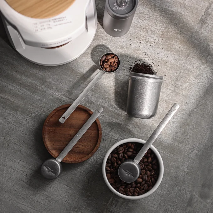 MHW-3BOMBER Long Stainless Steel Coffee Measuring Spoon