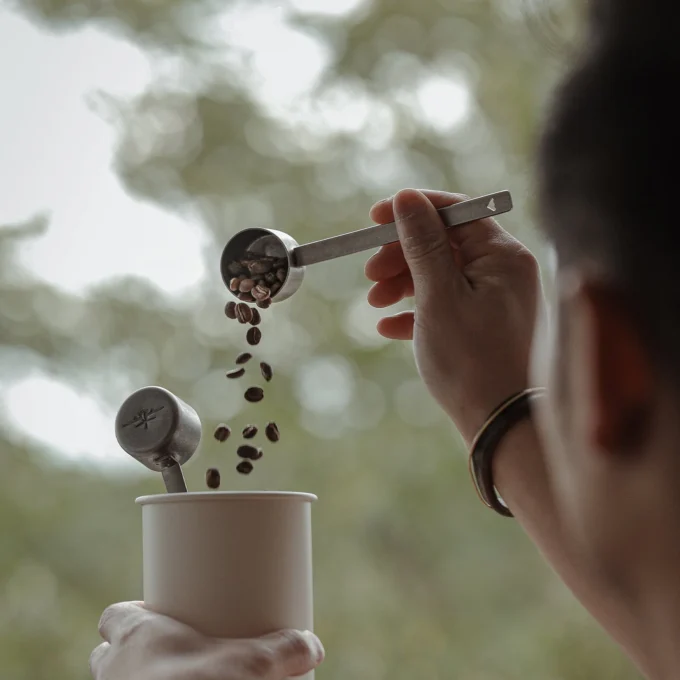 MHW-3BOMBER Long Stainless Steel Coffee Measuring Spoon