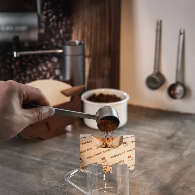 MHW-3BOMBER Long Stainless Steel Coffee Measuring Spoon