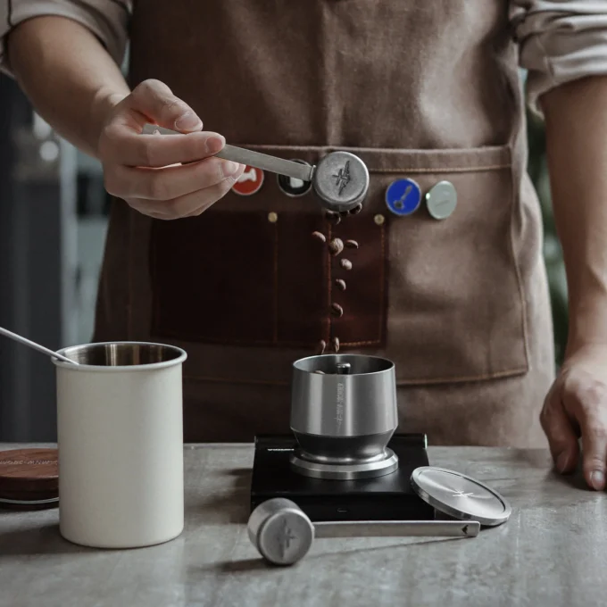 MHW-3BOMBER Long Stainless Steel Coffee Measuring Spoon