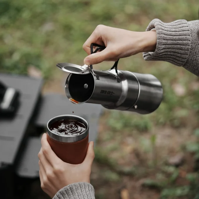 MHW-3BOMBER MET Outdoor Moka Pot for Camping