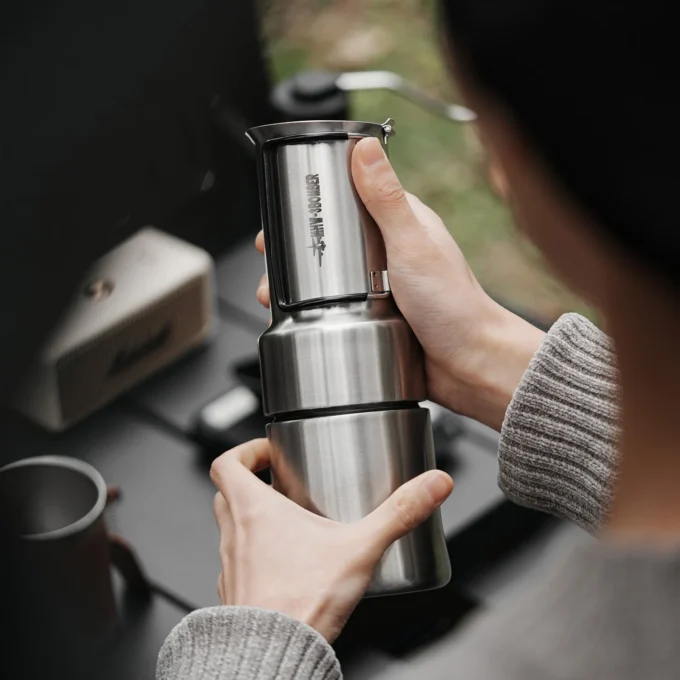 MHW-3BOMBER MET Outdoor Moka Pot for Camping