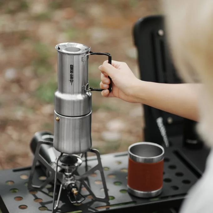 MHW-3BOMBER MET Outdoor Moka Pot for Camping