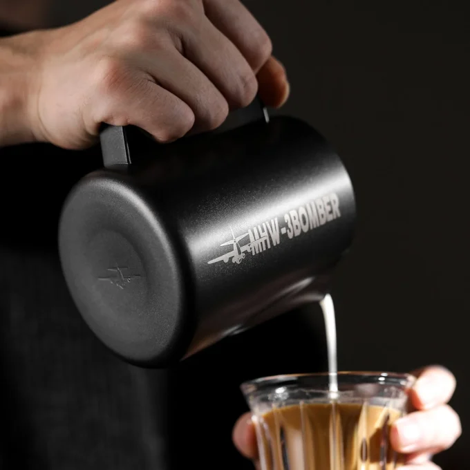 MHW-3BOMBER Milk Frothing Pitcher 3.0 Matte Black (450/600ml)