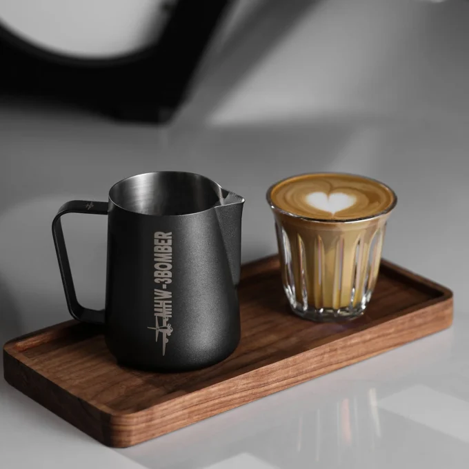 MHW-3BOMBER Milk Frothing Pitcher 3.0 Matte Black (450/600ml)