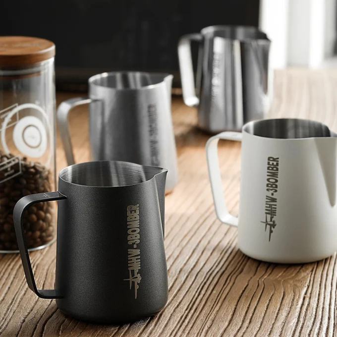 MHW-3BOMBER Milk Frothing Pitcher 3.0 Matte Black (450/600ml)