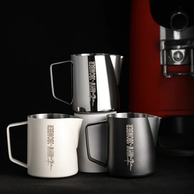 MHW-3BOMBER Milk Frothing Pitcher 3.0 Matte Black (450/600ml)