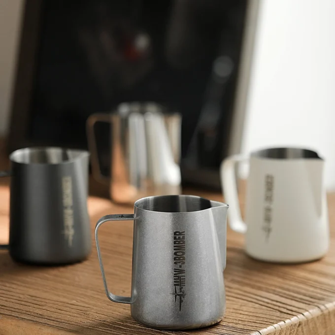 MHW-3BOMBER Milk Frothing Pitcher 3.0 Silver Spot (450/600ml)