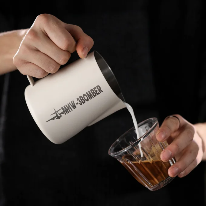 MHW-3BOMBER Milk Frothing Pitcher 3.0 White (450/600ml)