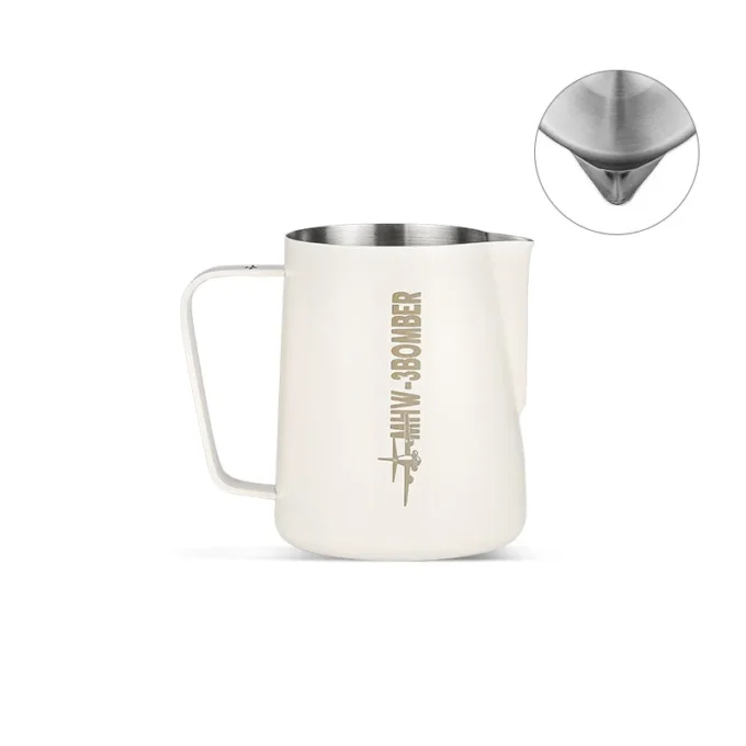 MHW-3BOMBER Milk Frothing Pitcher 3.0 White (450/600ml)