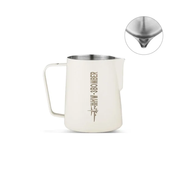 MHW-3BOMBER Milk Frothing Pitcher 3.0 White (450/600ml)
