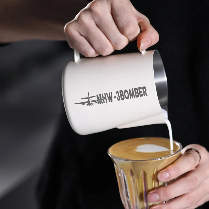 MHW-3BOMBER Milk Frothing Pitcher 3.0 White (450/600ml)
