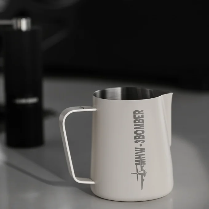 MHW-3BOMBER Milk Frothing Pitcher 3.0 White (450/600ml)