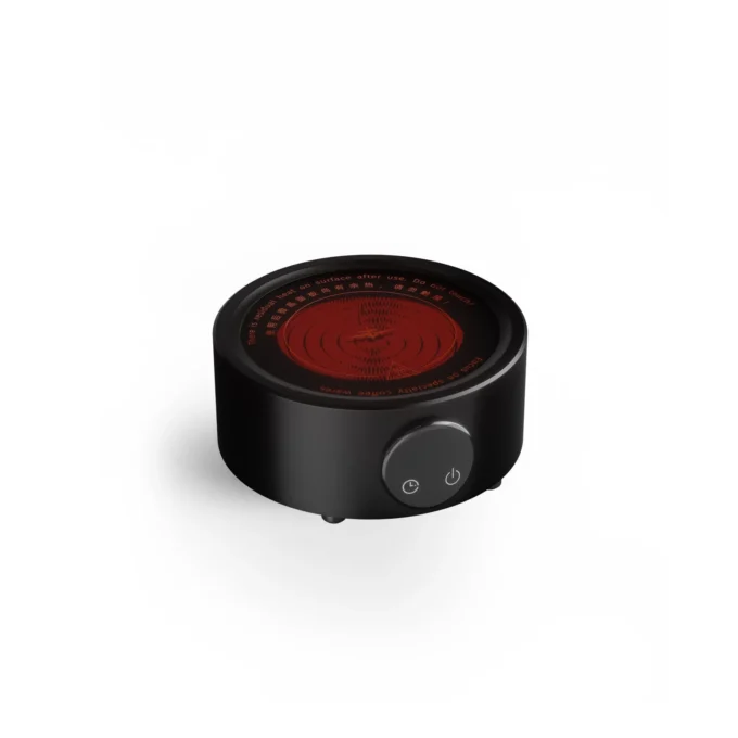 MHW-3BOMBER Mini Ceramic Electric Heating Base (Black/White)