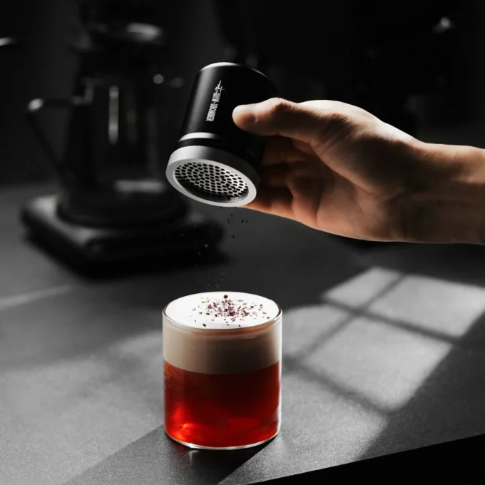MHW-3BOMBER Shark Powder Shaker — Cocoa/Cinnamon