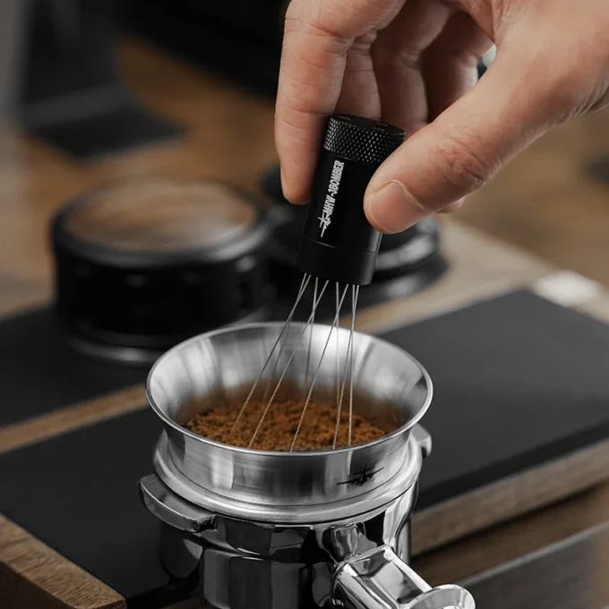 MHW-3BOMBER Stainless Steel Espresso Dosing Funnel