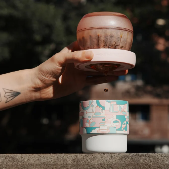 MHW-3BOMBER x STTOKE Swirl Cup — Artisan Coffee Glass
