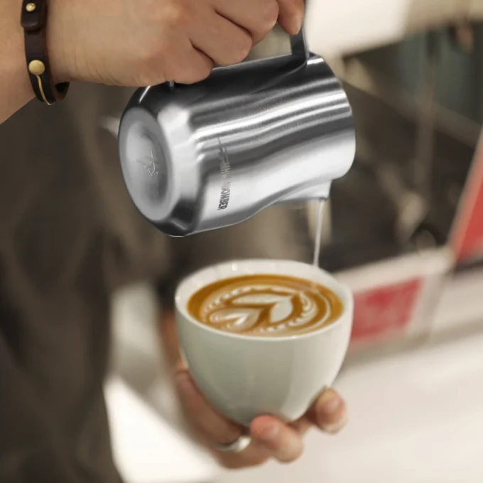 MHW-3BOMBER Turbo Milk Pitcher Glossy Grey (350/450ml)