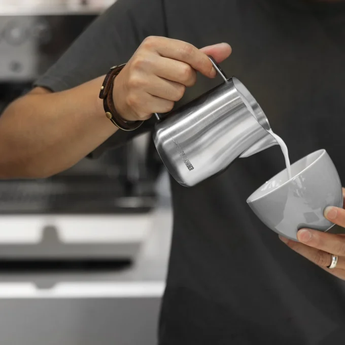 MHW-3BOMBER Turbo Milk Pitcher Glossy Grey (350/450ml)