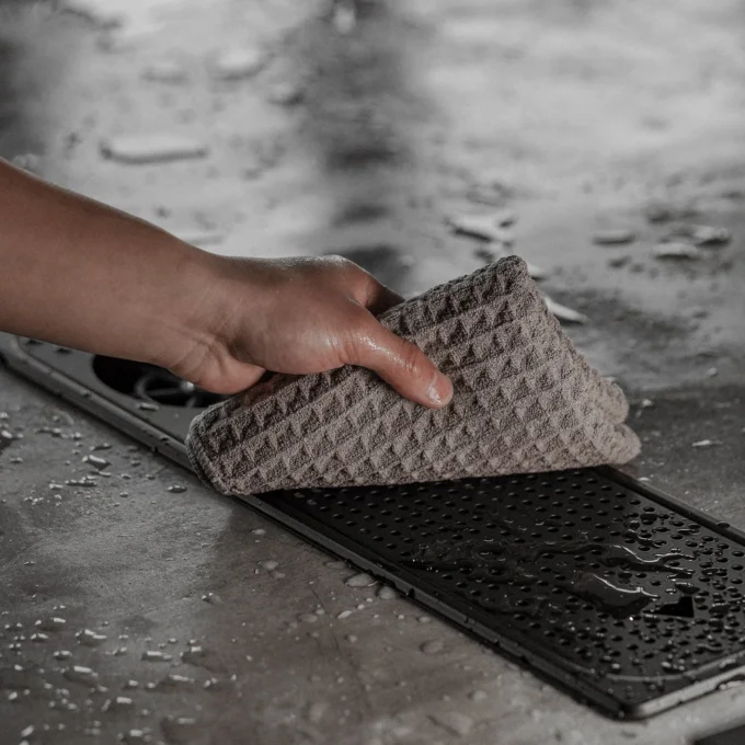 MHW-3BOMBER Waffle Weave Bar Towel for Baristas