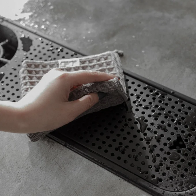 MHW-3BOMBER Waffle Weave Bar Towel for Baristas