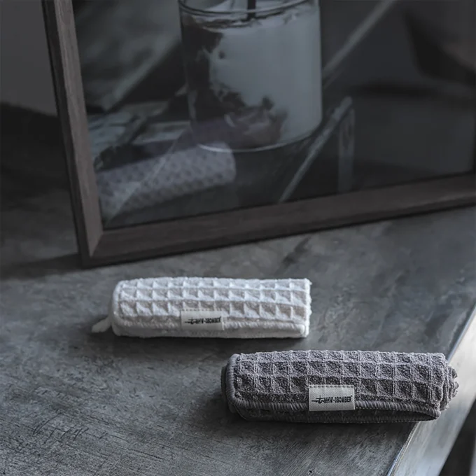 MHW-3BOMBER Waffle Weave Bar Towel for Baristas