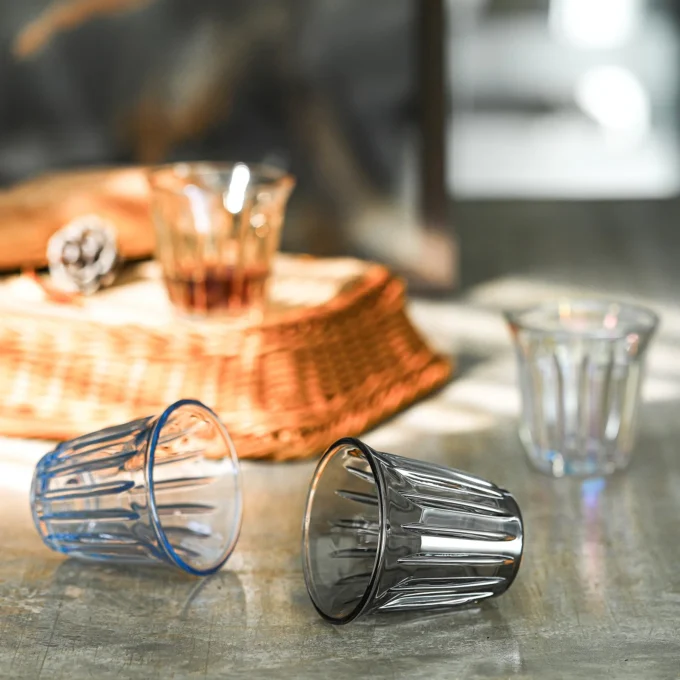 MHW-3BOMBER Wright Electroplated Glass Cup Brown (160/240/280ml)