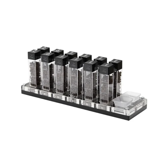 Muvna Coffee Bean Cellars With Stand Hopper 6 Tubes And 12 T