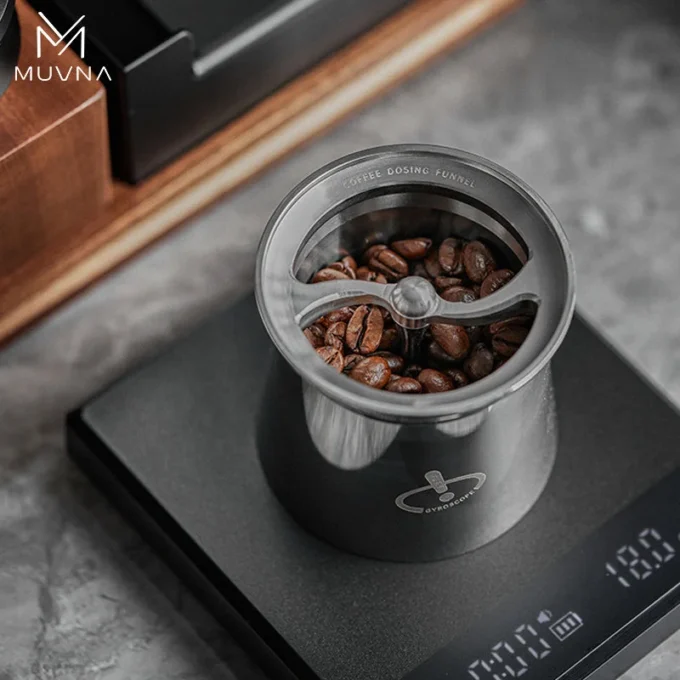 MUVNA Blind Shark Espresso Dosing Cup — 58mm Rotatable