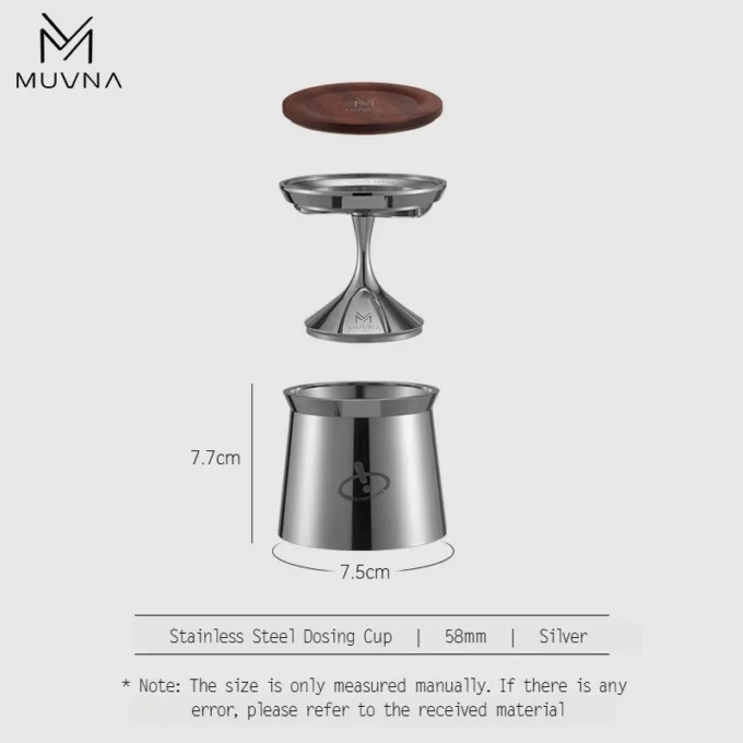 Muvna Coffee Blind Shark Espresso Dosing Cup 58mm
