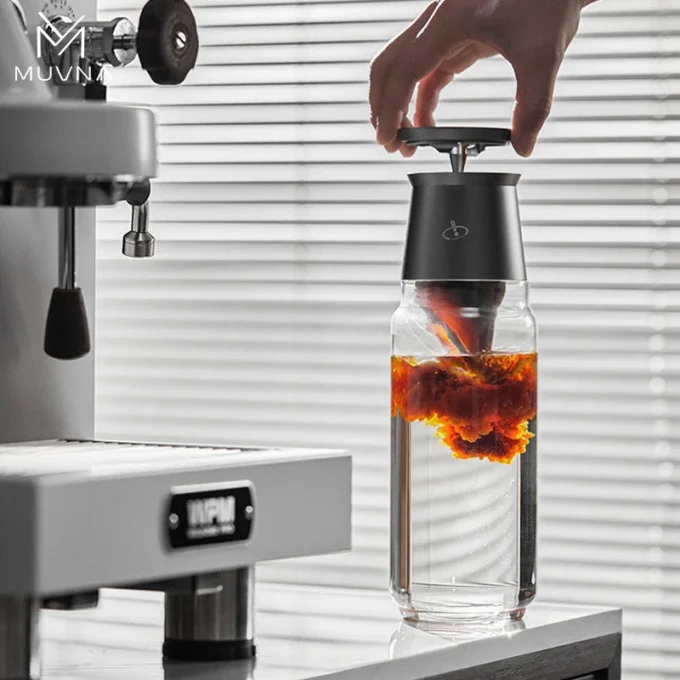MUVNA Blind Shark Espresso Dosing Cup — 58mm Rotatable