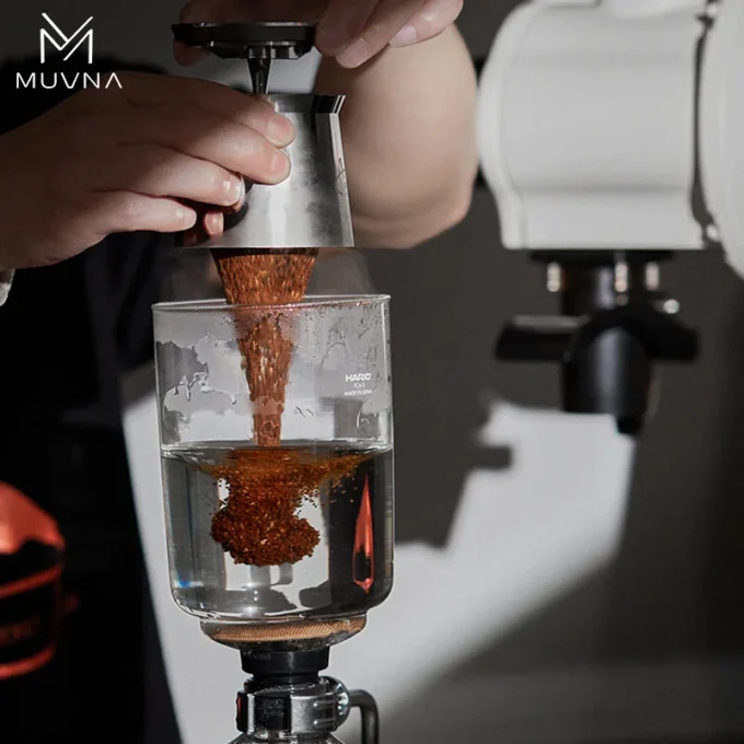 MUVNA Blind Shark Espresso Dosing Cup — 58mm Rotatable